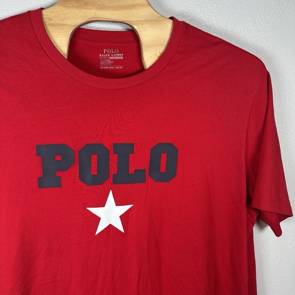 Polo Ralph Lauren Other - Polo Ralph Lauren Performance Mens 3XLTall Red Graphic Logo TShirt Star American